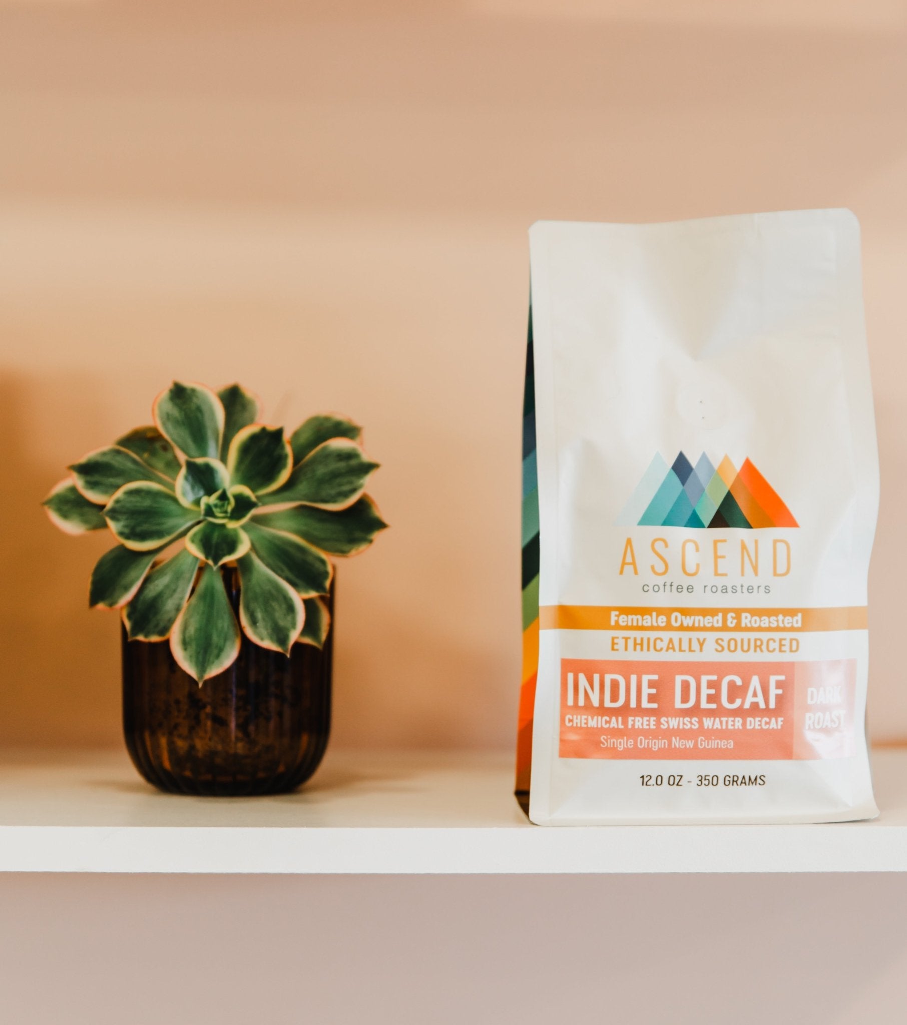 Indie Decaf - Dark Roast - Ascend Coffee Roasters - #craftcoffee# - #femaleownedcoffee#