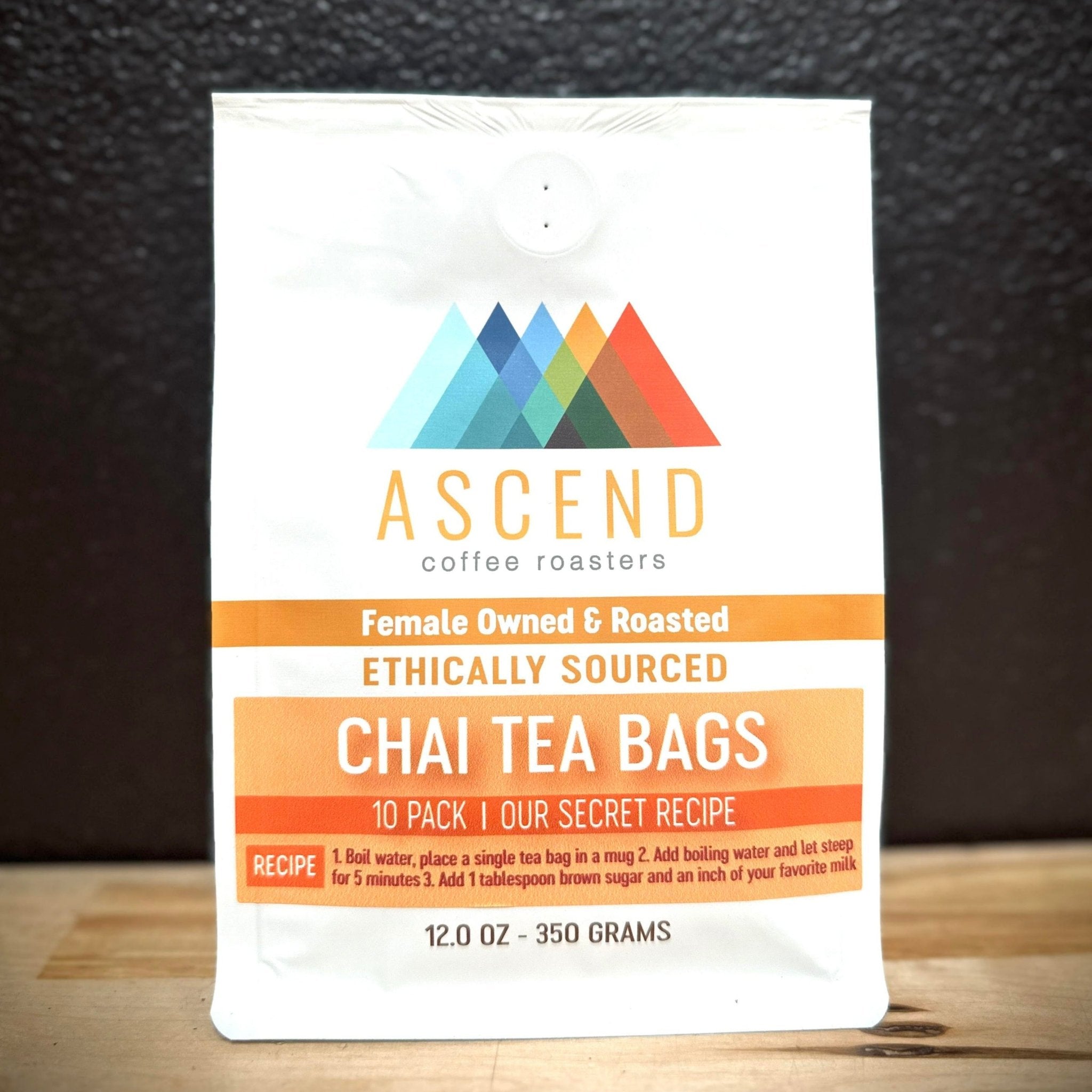 Chai Tea Bags - Ascend Coffee Roasters - #craftcoffee# - #femaleownedcoffee#